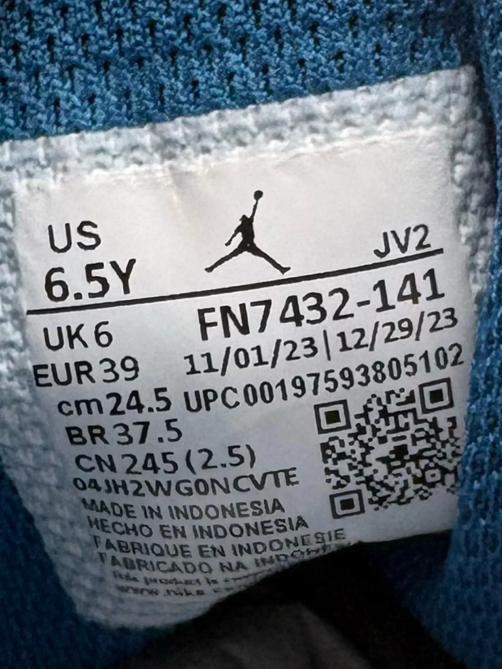 Jordan | Air Jordan 1 Mid SE Shoes - Industrial Blue ; 6.5Y
